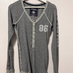 Vintage Victoria's Secret Pink Henley L